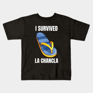 I Survived La Chancla Kids T-Shirt